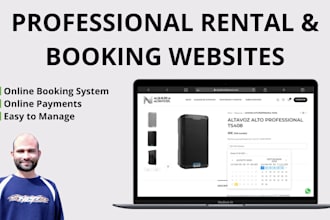 develop a booking system for your rental business