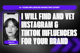 find and vet instagram and tiktok influencers for your brand