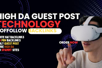 do high da tech guest post dofollow backlinks on technology blogs