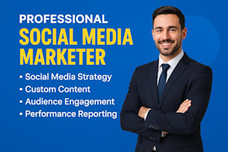 be your professional social media marketer