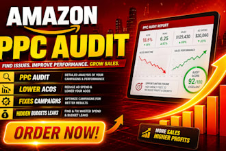do amazon PPC audit and bid strategy review to reduce acos