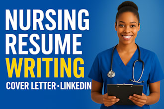 write a professional ats optimized nursing resume, cover letter, and linkedin