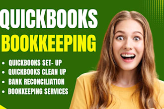 do setup, clean up and bookkeeping in quickbooks online, xero and wave