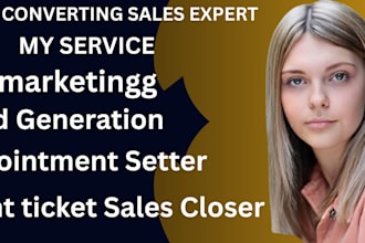 generate b2b lead high ticket sales closer appointment setter  telemarketing