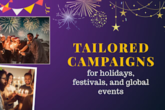 occasion based marketing, holiday campaigns, social media posts and graphic
