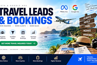 generate travel leads and bookings with facebook instagram and google ads