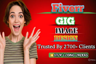 design high quality gig image and youtube thumbnail