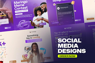 design a unique crypto banner, instagram carousel, ads