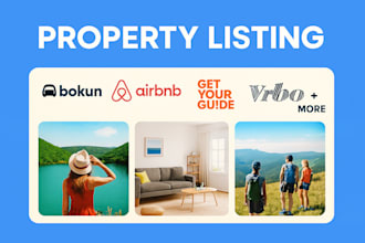 list your property tour, on otas, vrbo, bokun, tripadvisor, airbnb, getyourguide