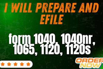 prepare form 1040 1120 1040nr 1065 1120s