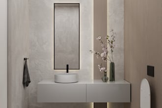 photorealistic 3d rendering of your bathroom