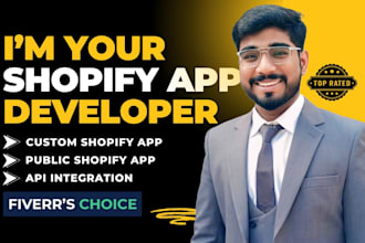 be your shopify app developer shopify api integration