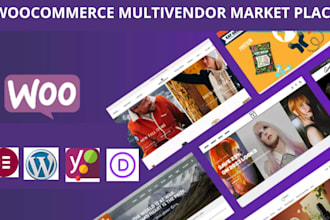 customize multivendor marketplace woocommerce website or online store wordpress