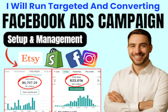run targeted facebook ads campaign to boost sales meta ads campaign marketing