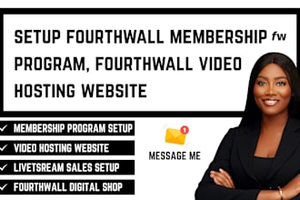 set up and launch your fourthwall membership program for content creators