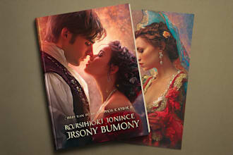 design erotica romance book cover or ebook cover