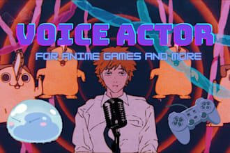 create authentic japanese character voice overs