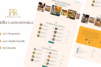 plantillas wordpress de gastronomía