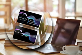 design modern luxury business card visiting card and stationary