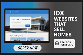 design real estate wordpress website with idx and realtor portfolio
