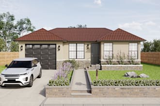 do architectural exterior 3d renderings