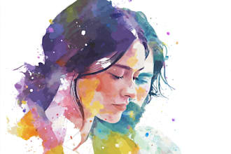 make a  illustrate your wedding venue in watercolor