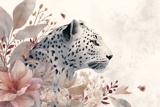 drawn artistic watercolor art
