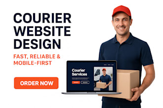 develop courier website, logistics website, transportation website and trucking