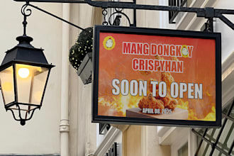 create profesional poster and signage for your business
