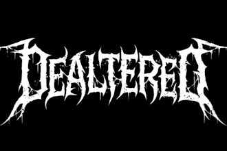 make a black metal and death metal logo