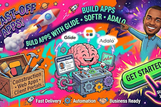 be your glide adalo app developer and softr expert