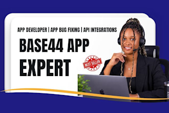 base44 expert base44 bug fixing publish base44 app development api integration