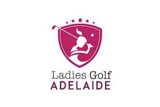 create professional elegant a golf logo for ladies