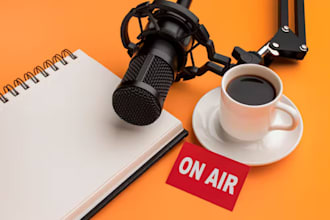 research and write your podcast content to engage audiences