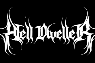 create death metal, black metal and death metal logo