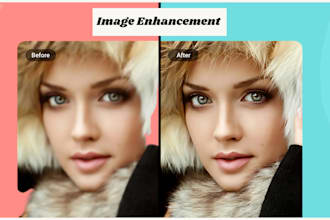 enhance photo quality from low resolution to high resolution