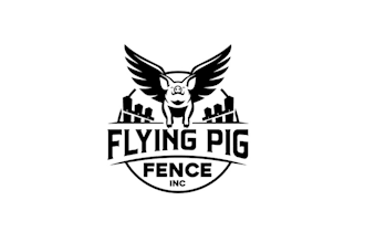 design unique pig fly creativity logo