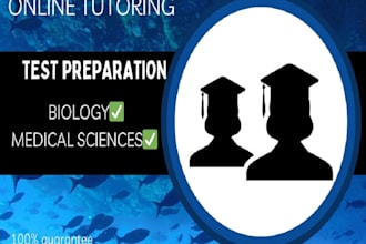 be your online tutor for biology and medical sciences