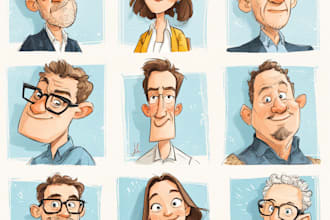 draw nice cartoons and caricatures