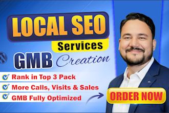 optimize, rank and manage your google my business for local SEO and 3 map pack