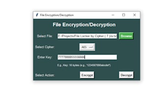 create a secure python file encryption and decryption tool