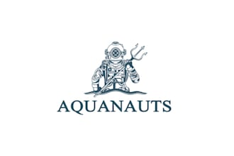 design glamorous traditional aquanauts logo