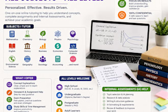 help you with ib physics, biology, chemistry and mathmatics