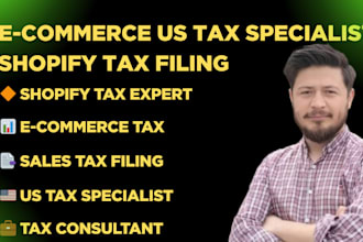 do ecommerce US tax specialist shopify tax filing