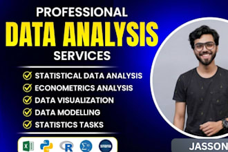 do econometrics and statistical data analysis in spss, rstudio , stata or python