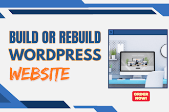 build or rebuild a professional wordpress website