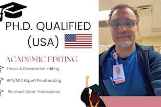 edit and proofread your thesis and dissertation into apa
