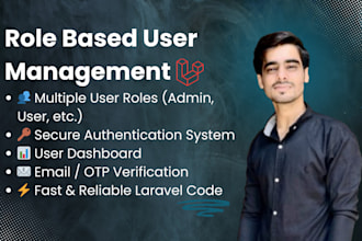 build a role based user management system in laravel