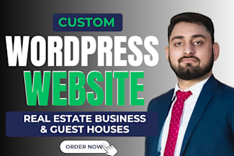 build a professional wordpress real estate and hosting sites