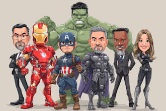 raw manga comic book artist or superhero character design